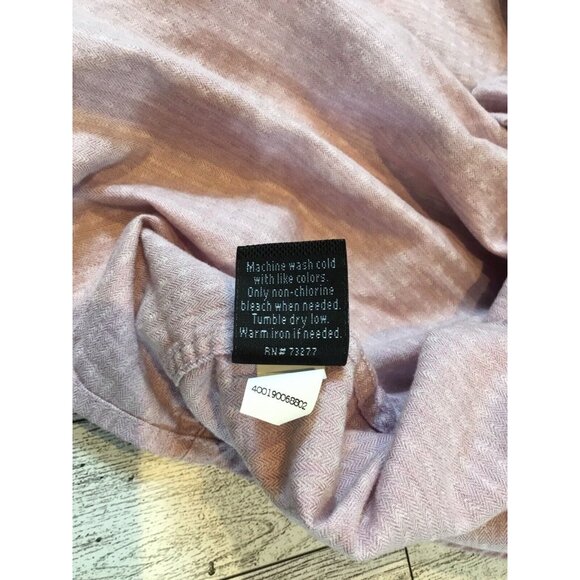 Marc Anthony Cotton Slim Fit Shirt‎ Button Front Long Sleeve Pink Mens 2XL - Picture 5 of 10